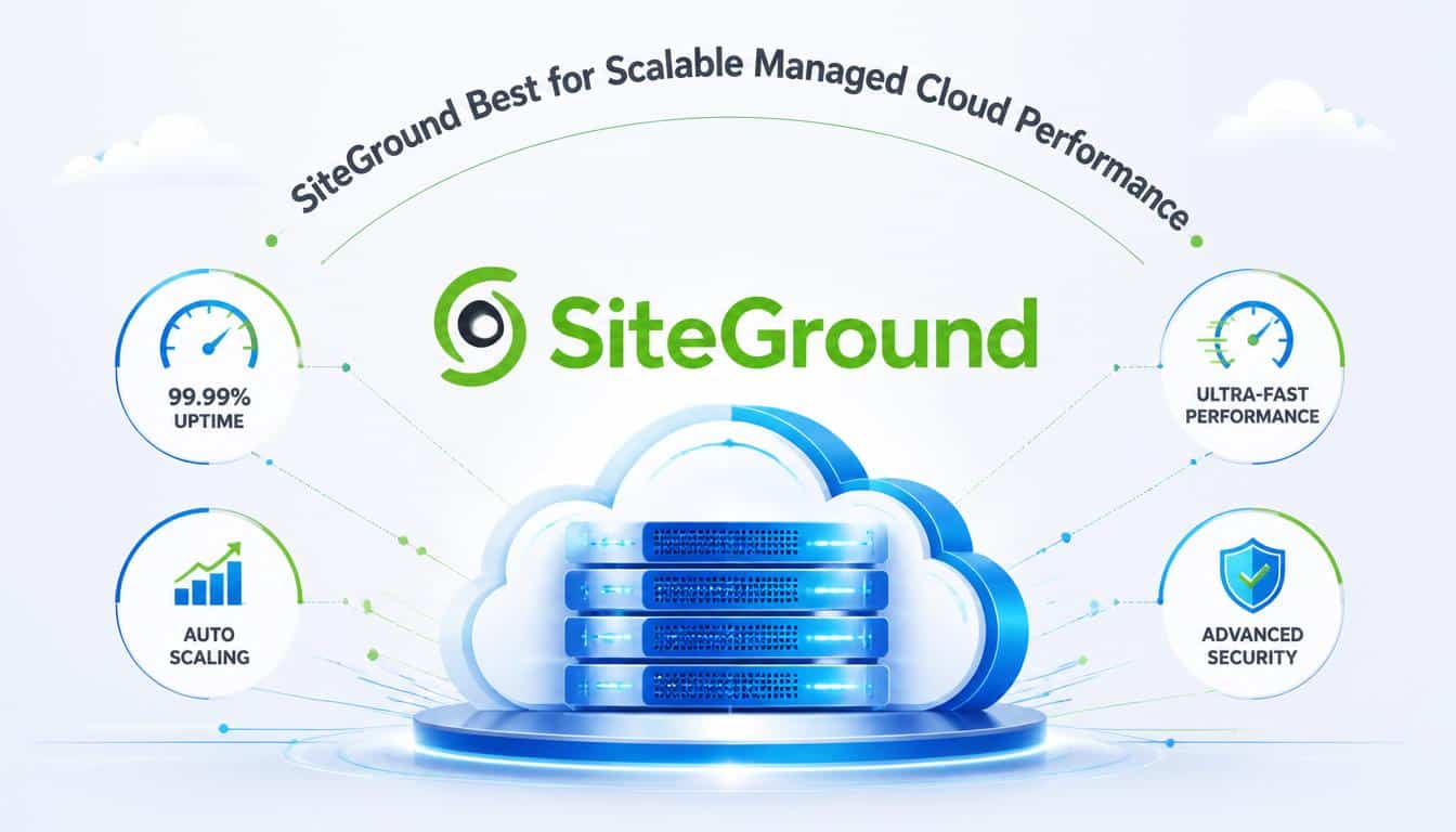 SiteGround Best for Scalable Managed Cloud Performance