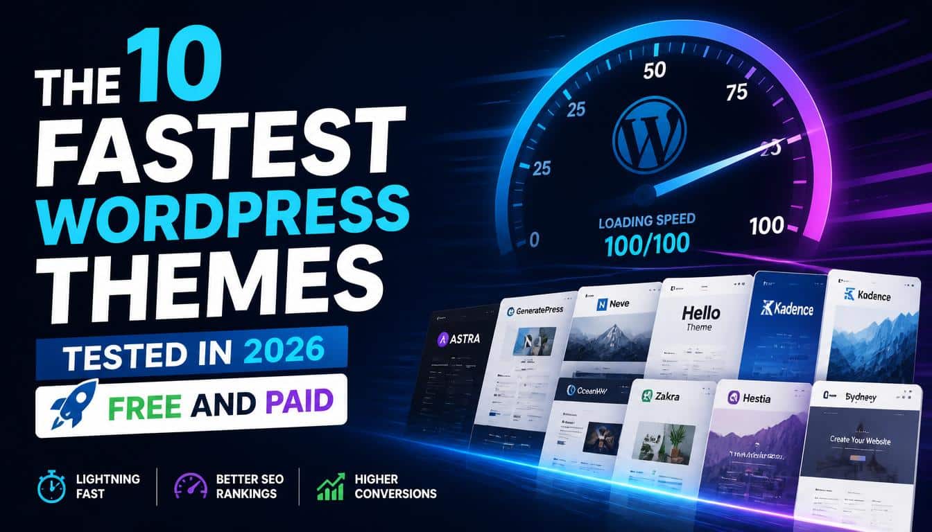 The 10 Fastest WordPress Themes Tested in 2026