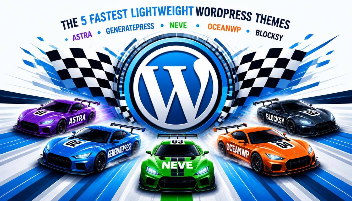 The 5 Fastest Lightweight WordPress Themes