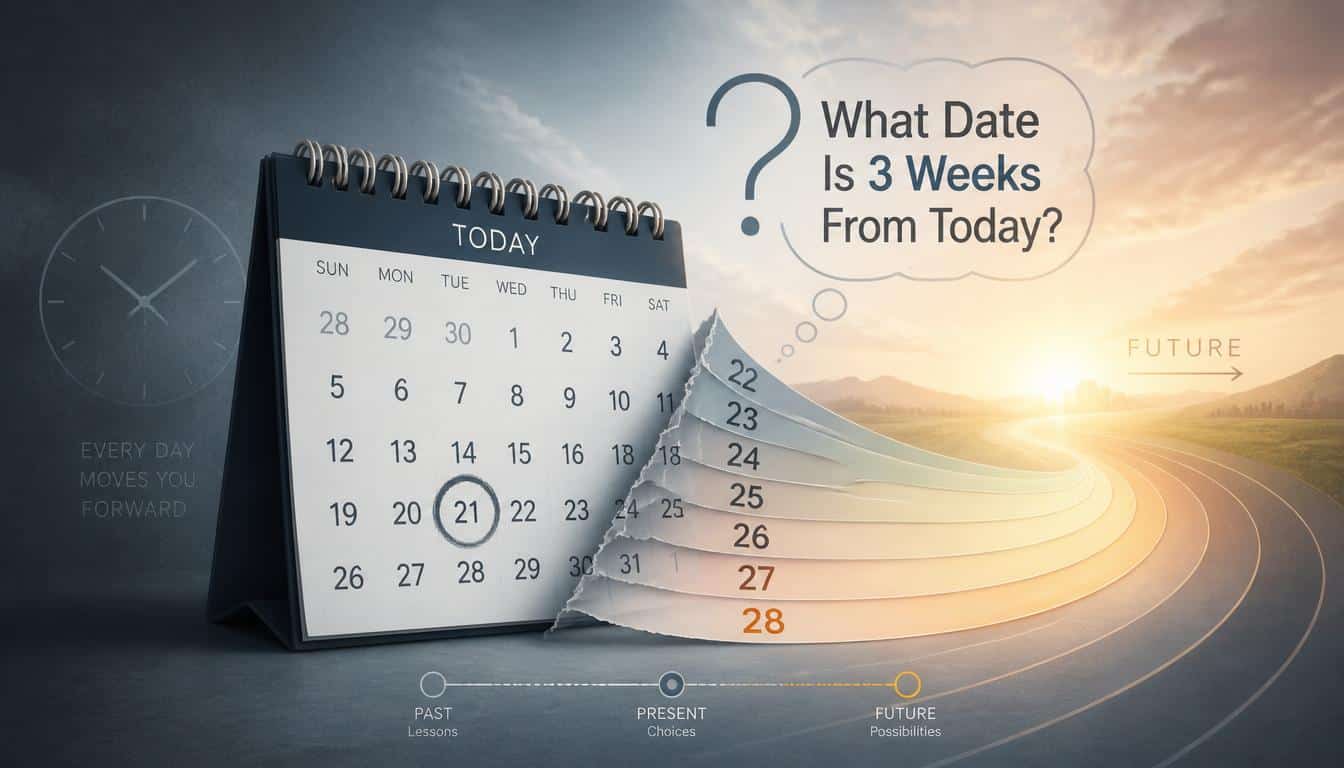 What Date Is 3 Weeks From Today?