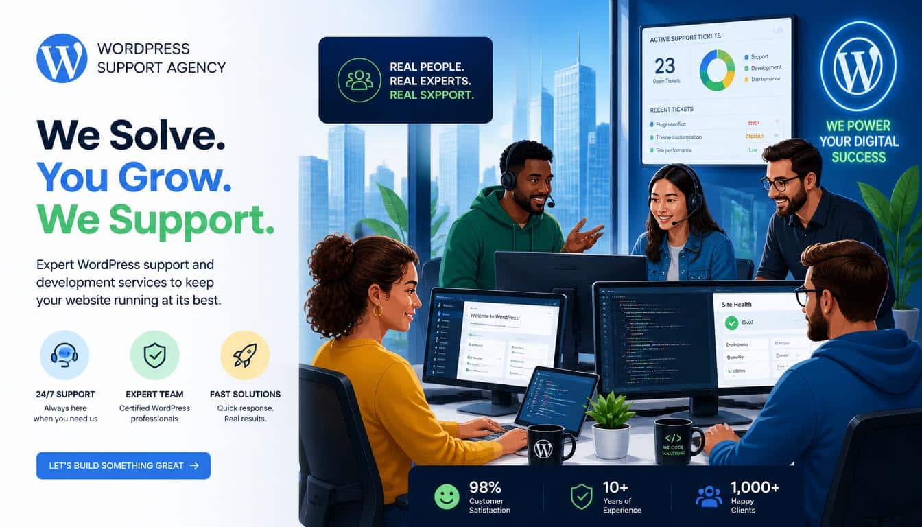 What Does a WordPress Support Agency Actually Do