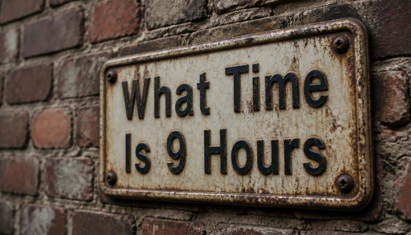 What Time Is 9 Hours
