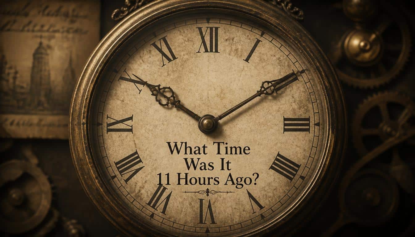 What Time Was It 11 Hours Ago?