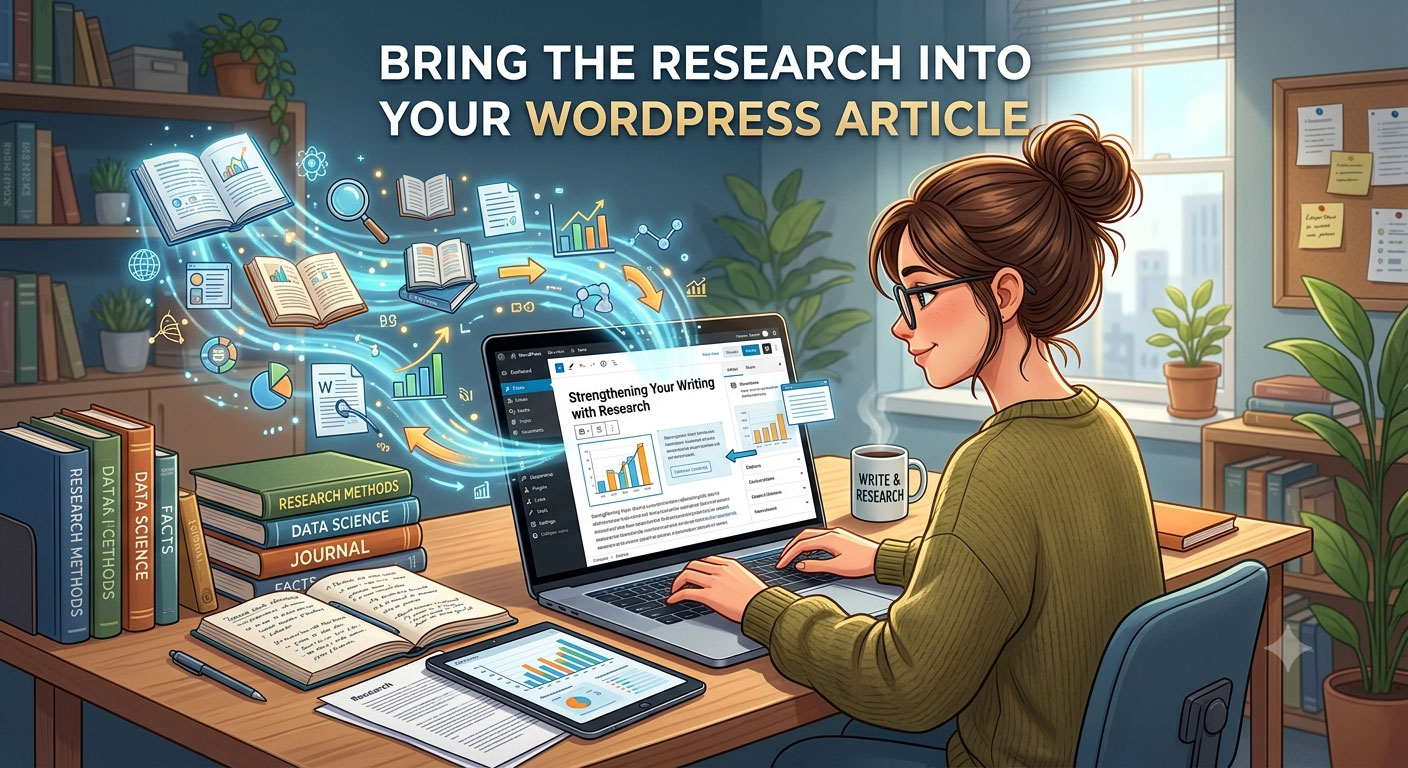 Bring the Research into Your WordPress Article