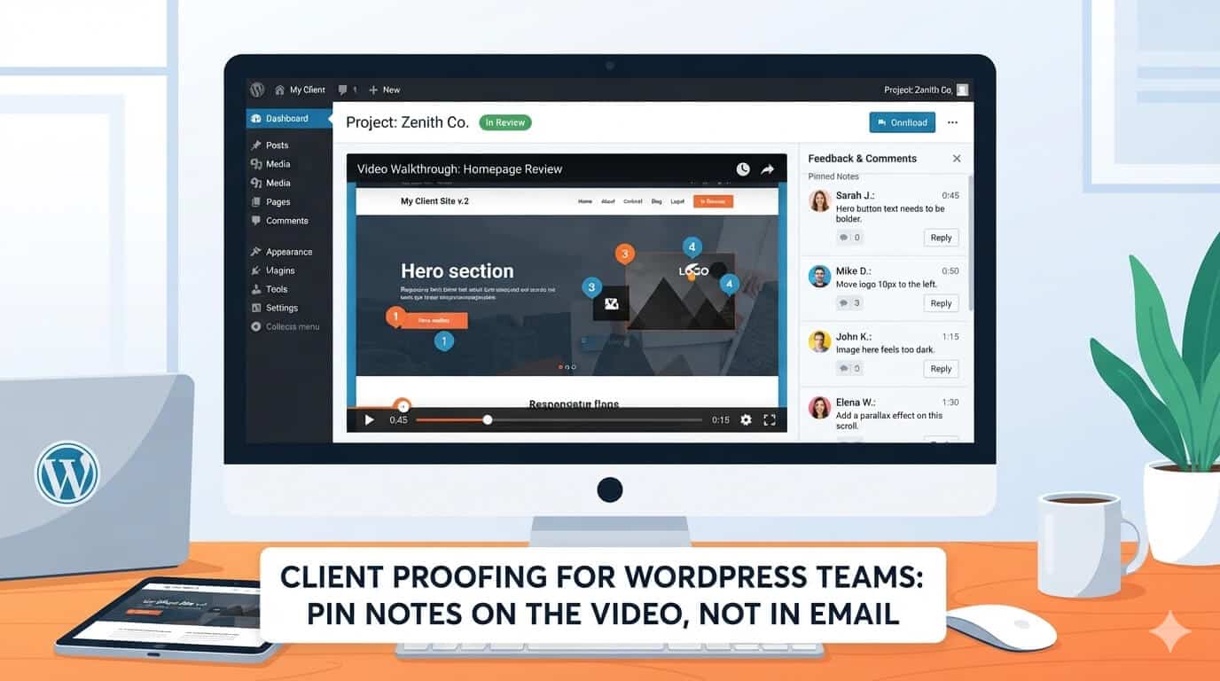 Client proofing for WordPress teams