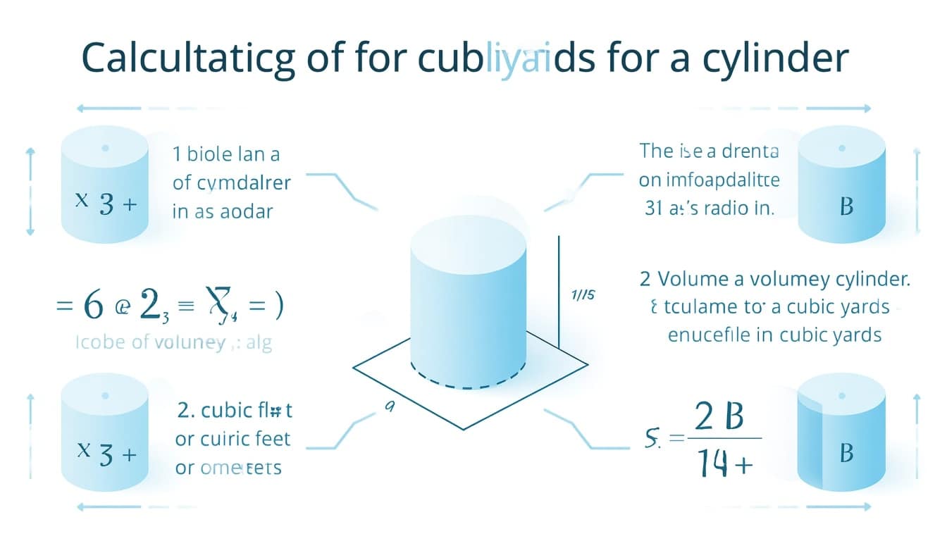 Cubic Yard Calculation for a Cylinder