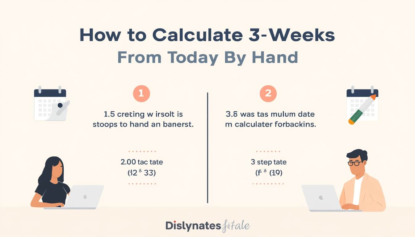 How to Calculate 3 Weeks From Today by Hand