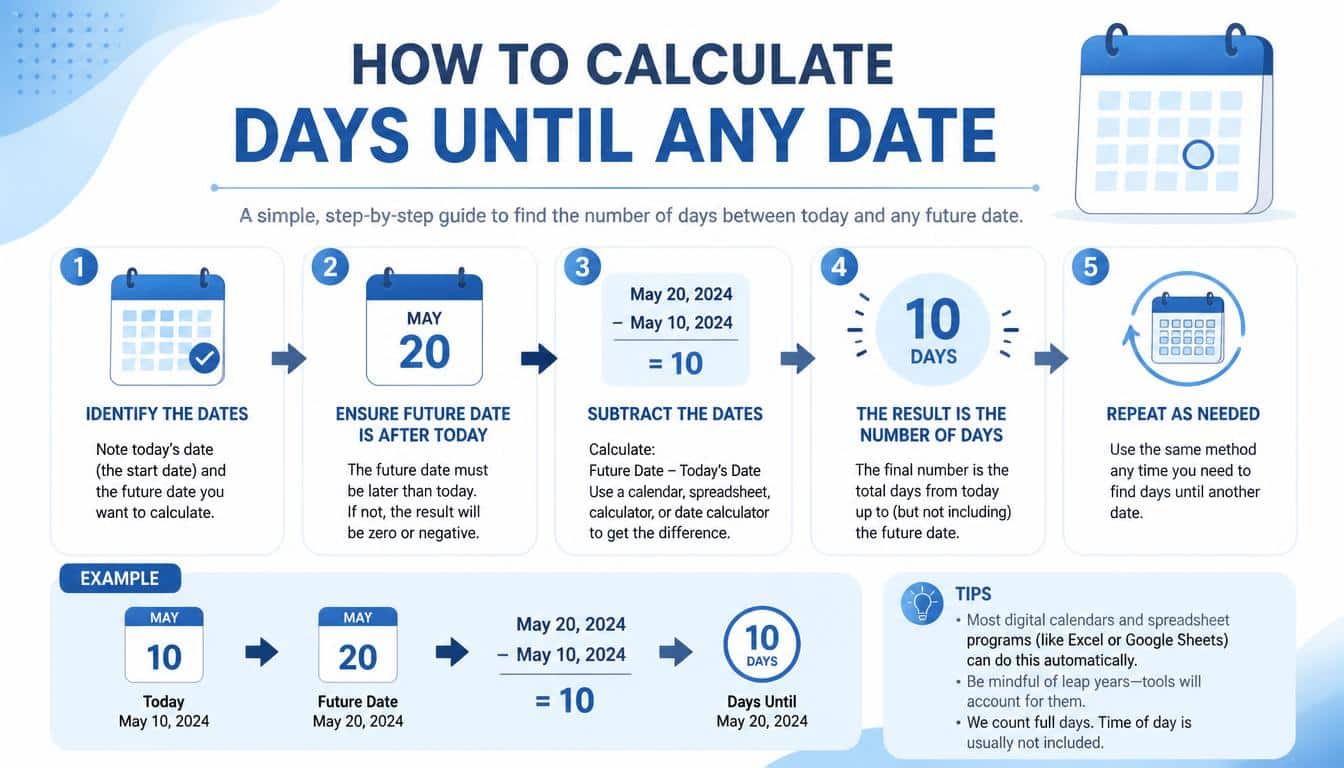 How to Calculate Days Until Any Date