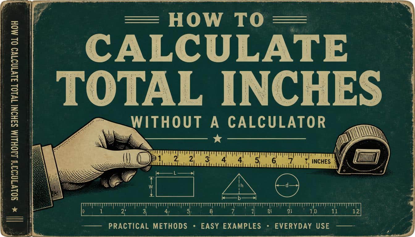 How to Calculate Total Inches Without a Calculator