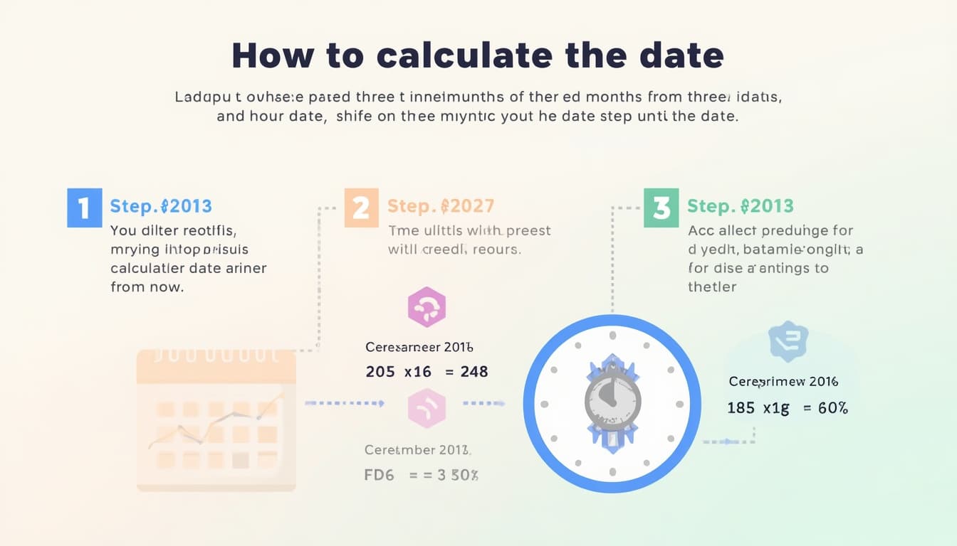 How to Calculate the Date 3 Months From Now