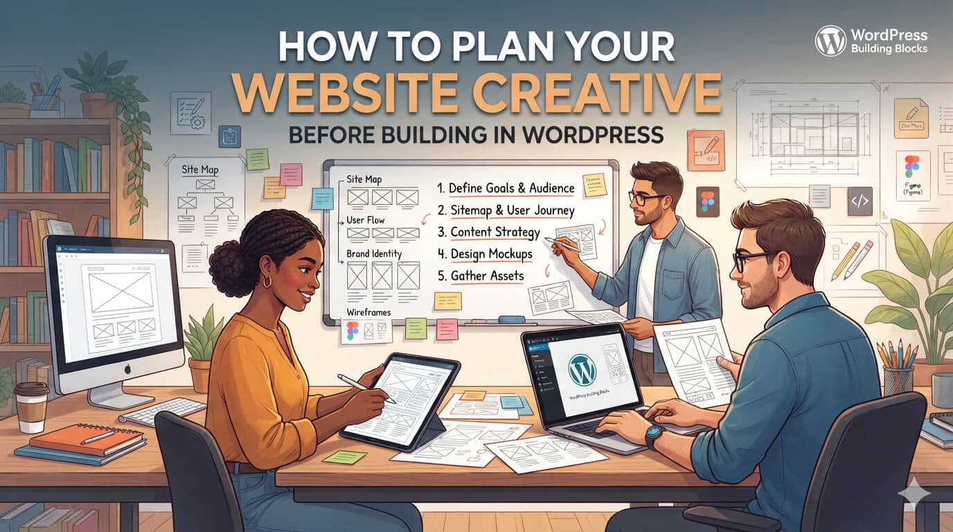 How to Plan Your Website Creative Before Building in WordPress