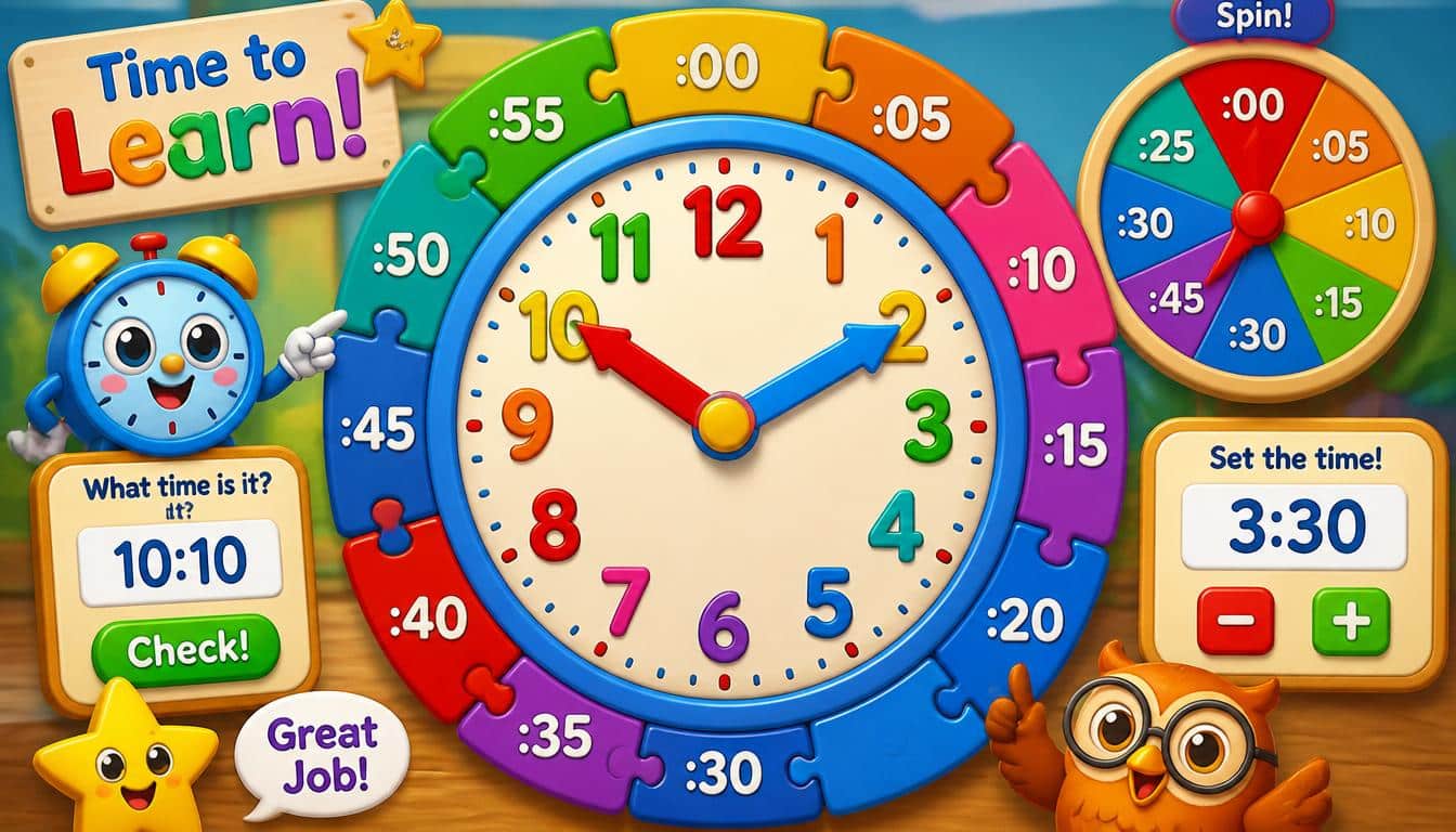 Interactive Analog Clock Games That Make Practice Less Boring