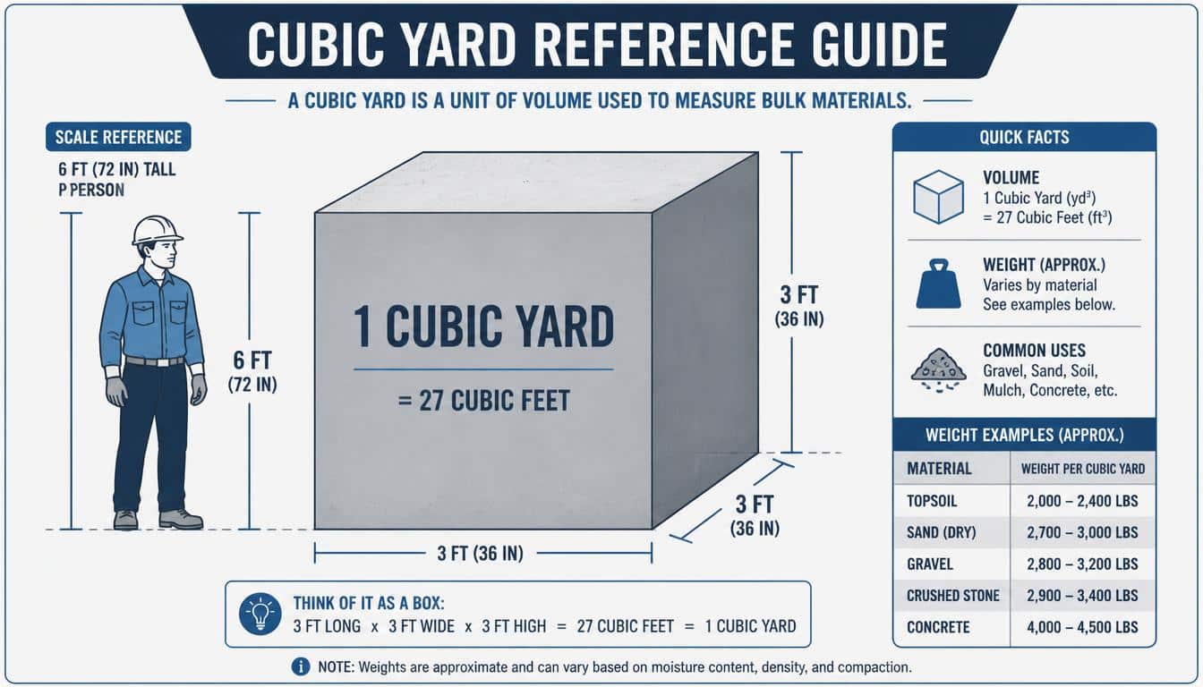 Quick Cubic Yard Reference