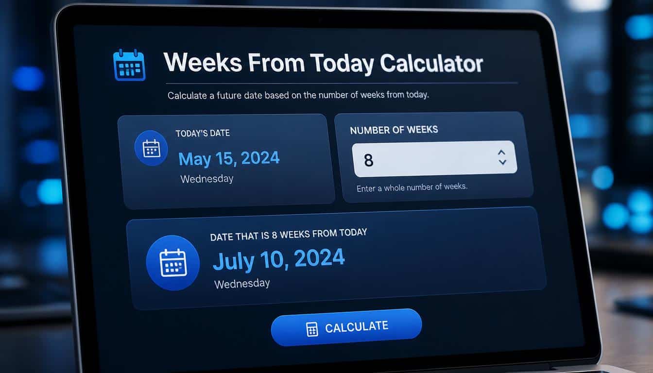 Weeks From Today Calculator