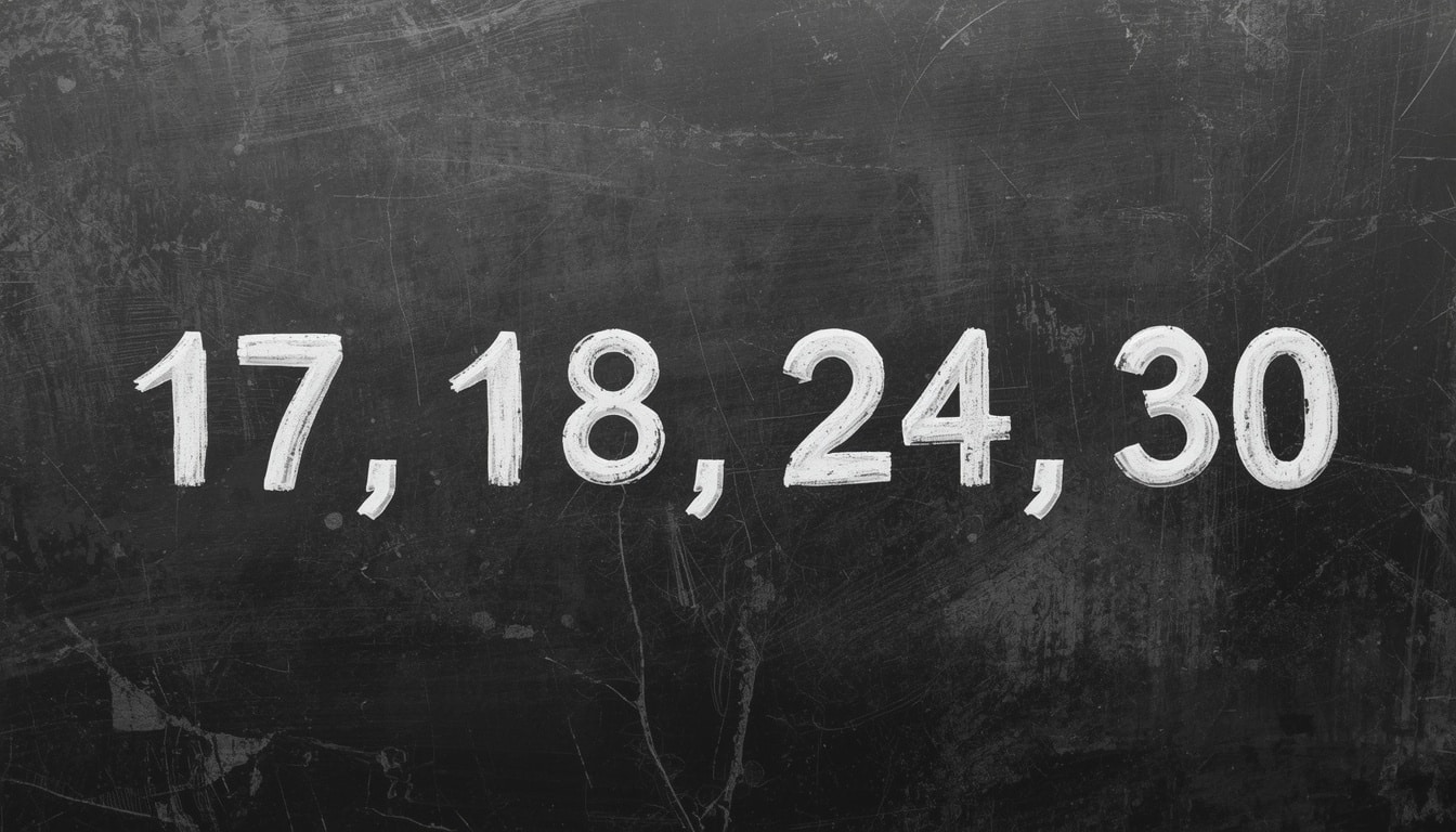 What About 17, 18, 24, and 30 Months From Today