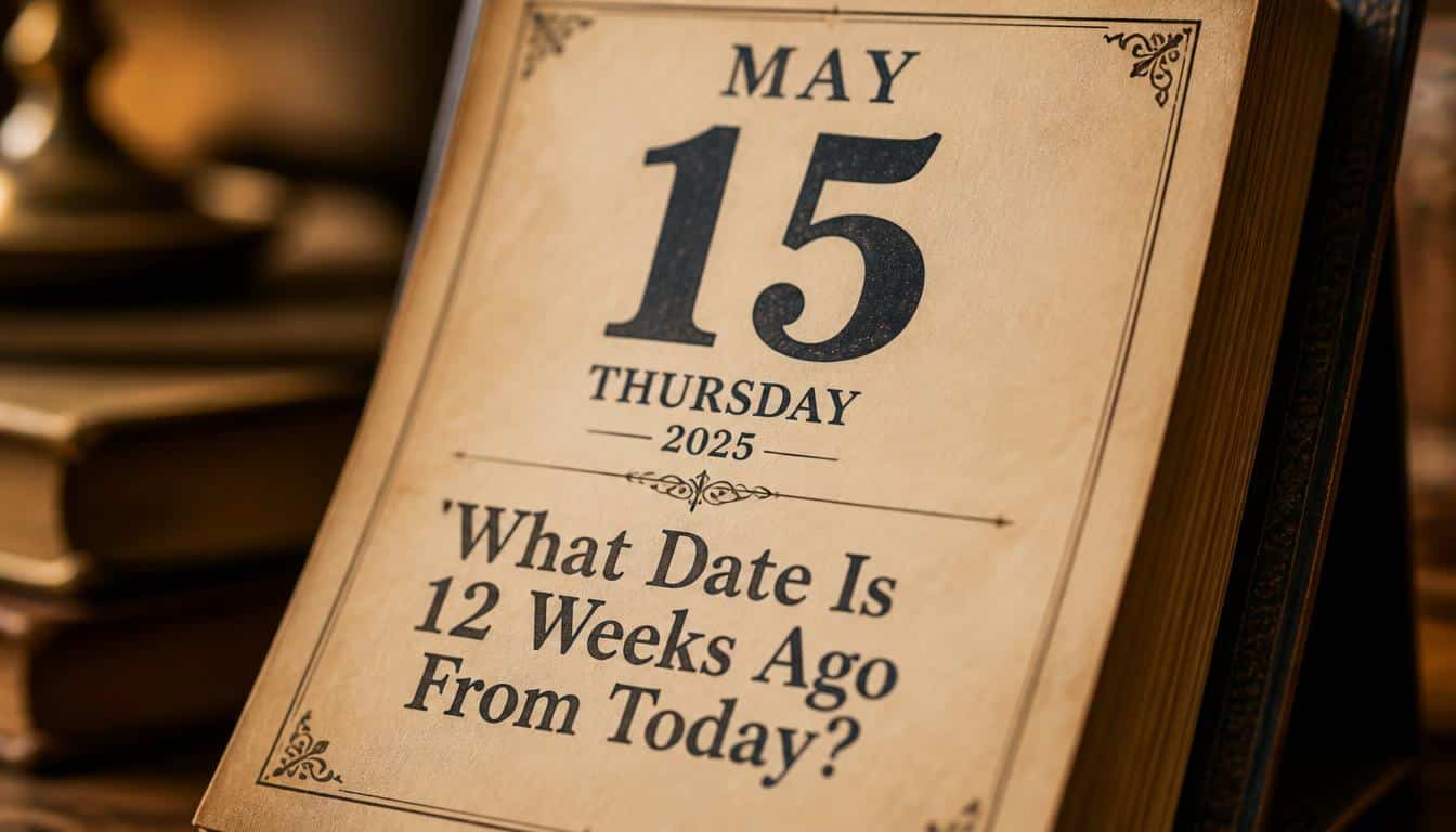 What Date Is 12 Weeks Ago From Today