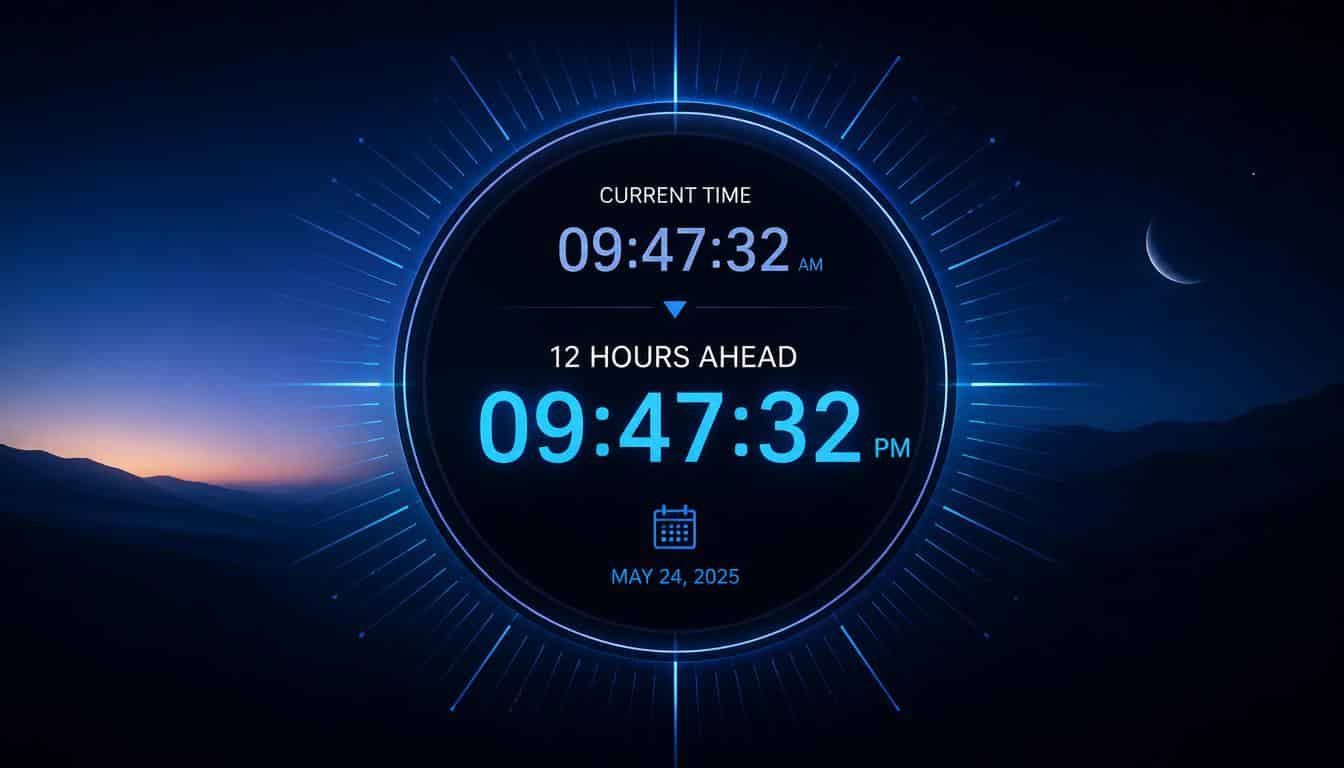 What Time Is 12 Hours From Now?