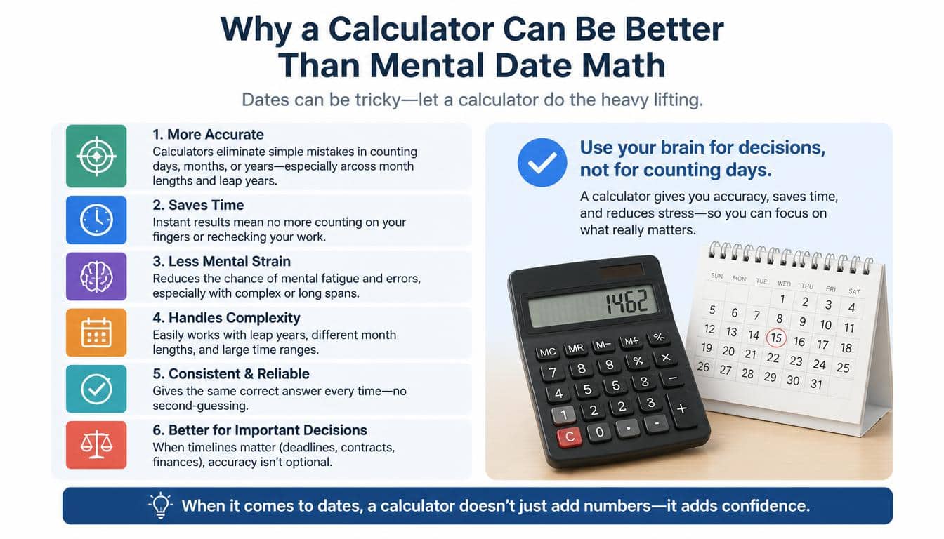 Why a Calculator Can Be Better Than Mental Date Math