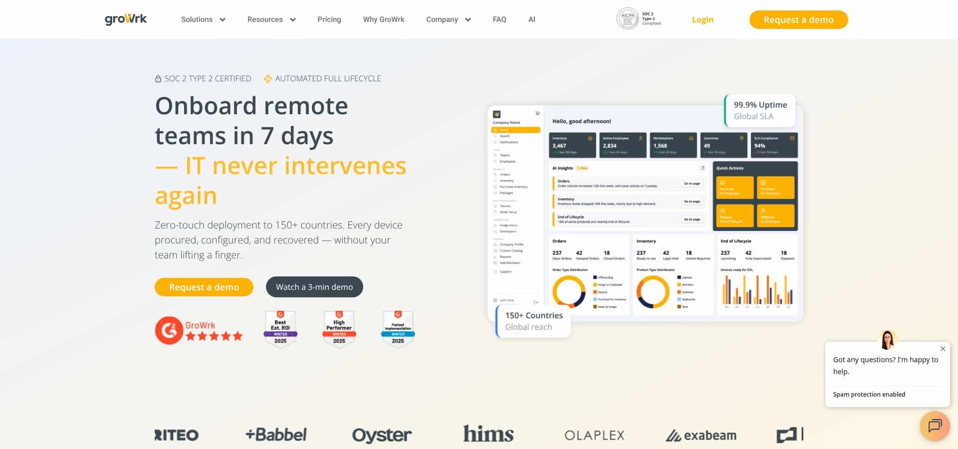 GroWrk: global reach on autopilot