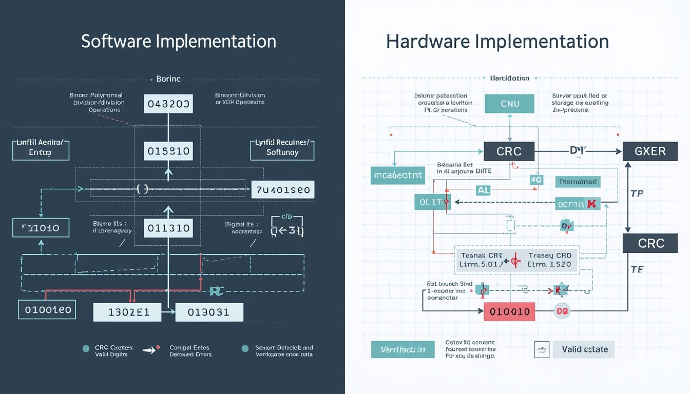 CRC Implementation in Software and Hardware