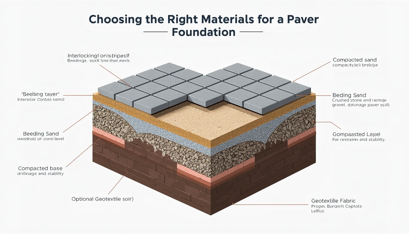 Choosing the Right Materials for a Paver Foundation