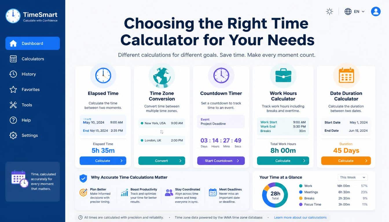 Choosing the Right Time Calculator for Your Needs