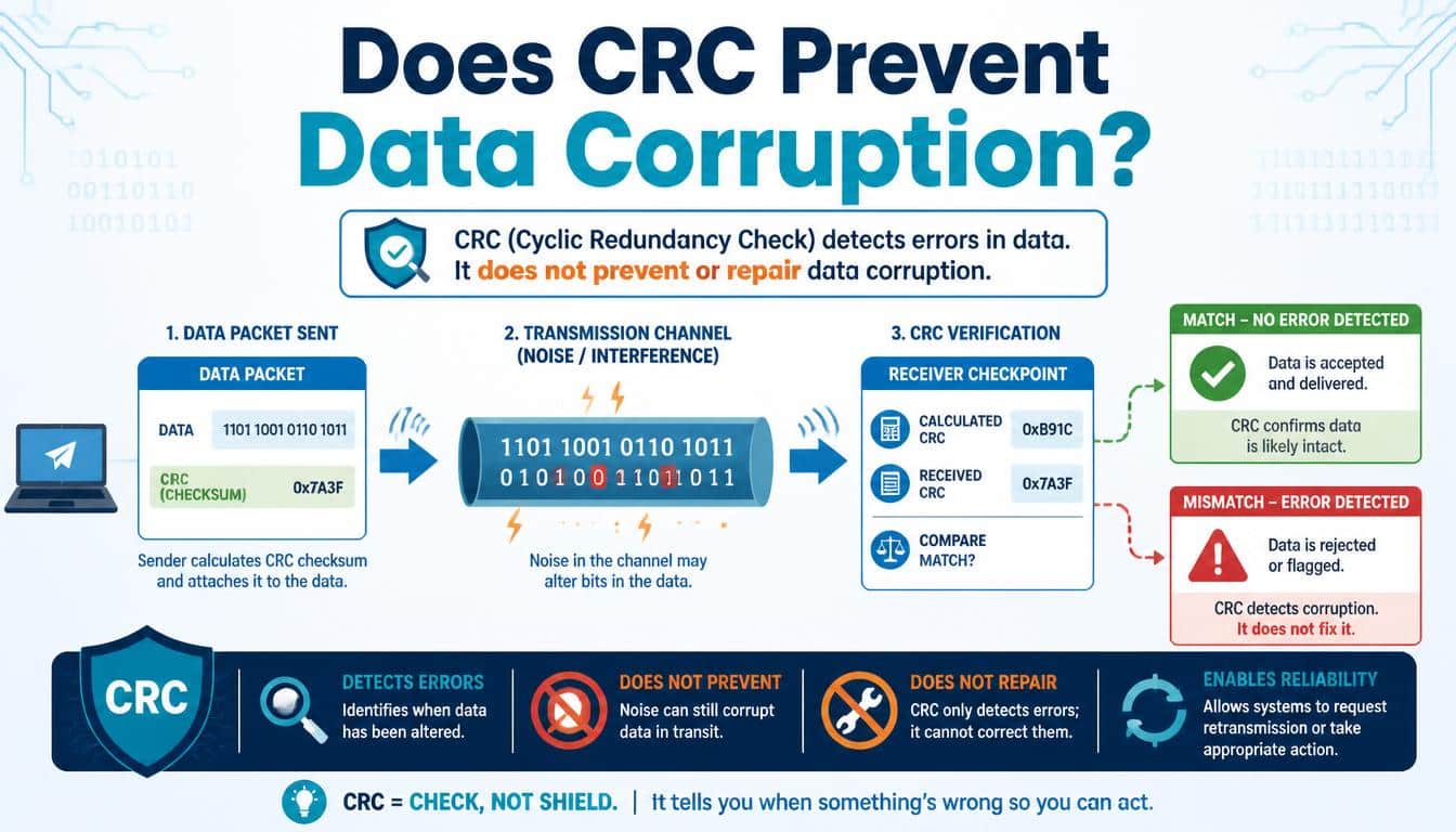 Does CRC Prevent Data Corruption