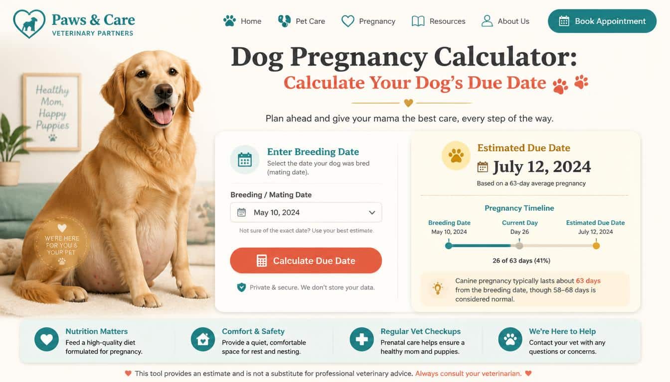 Dog Pregnancy Calculator: Calculate Your Dog's Due Date