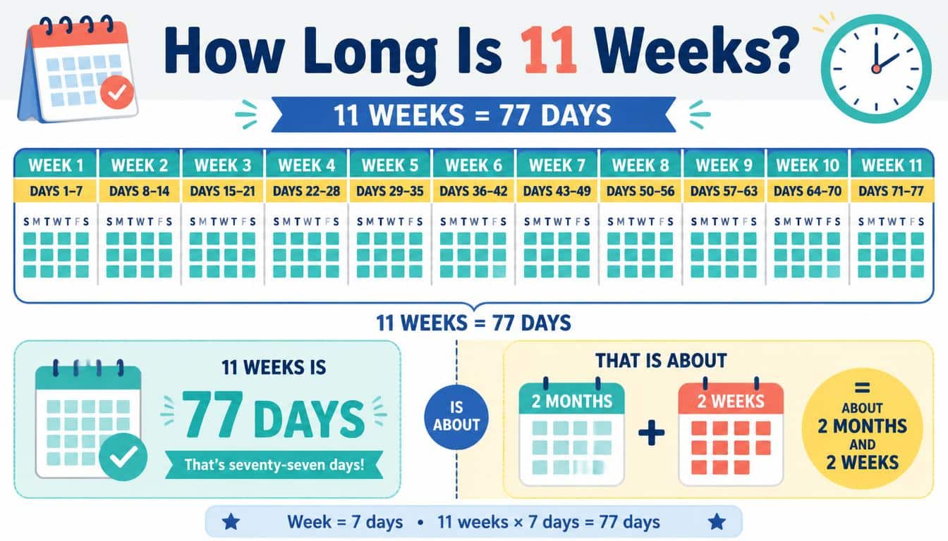 How Long Is 11 Weeks