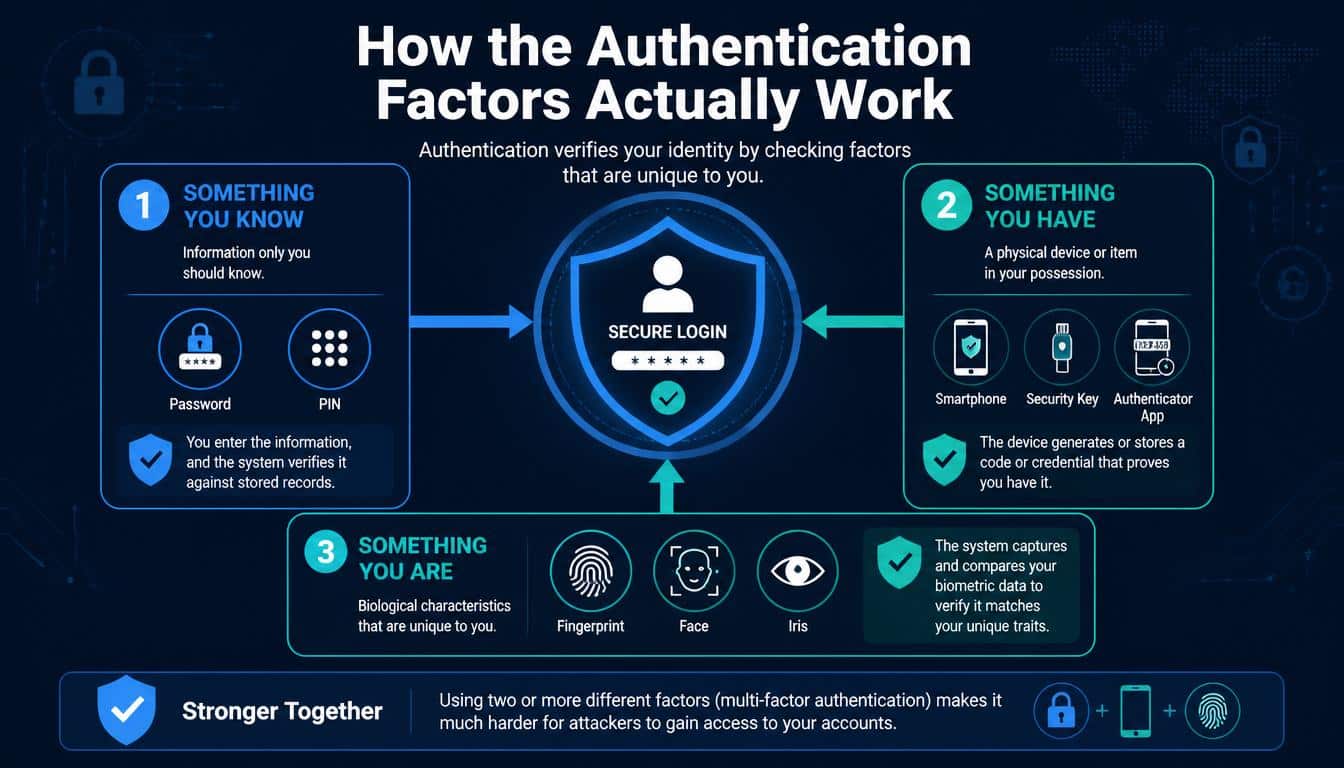 How the Authentication Factors Actually Work