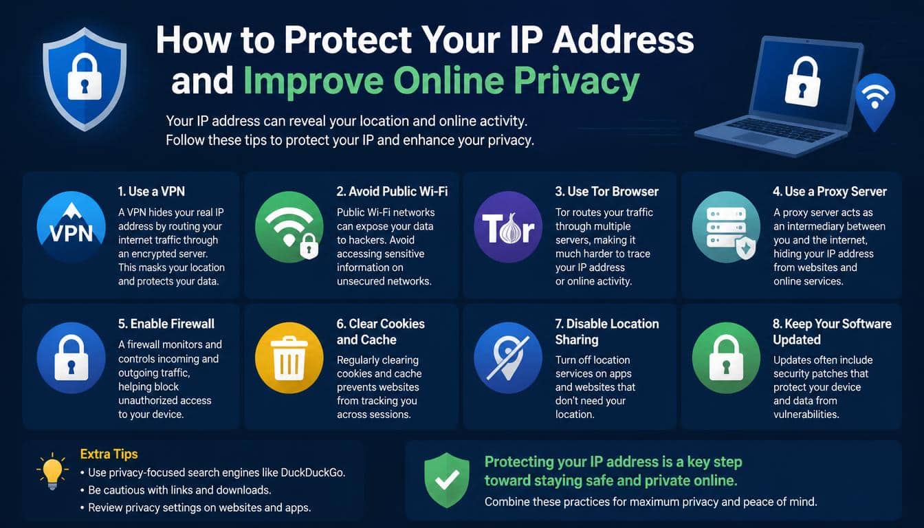 How to Protect Your IP Address and Improve Online Privacy
