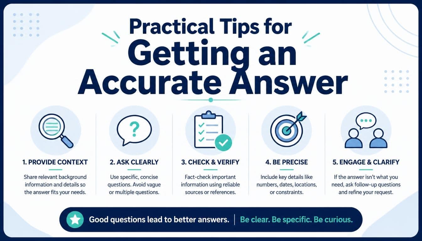 Practical Tips for Getting an Accurate Answer