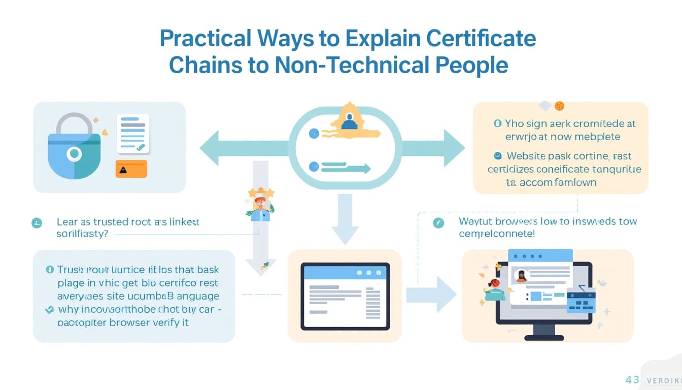 Practical Ways to Explain Certificate Chains to Non-Technical People