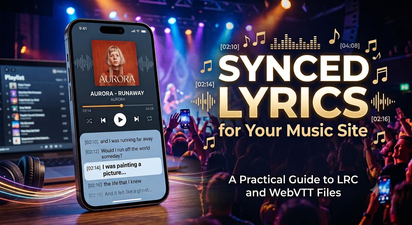 Synced Lyrics for Your Music Site