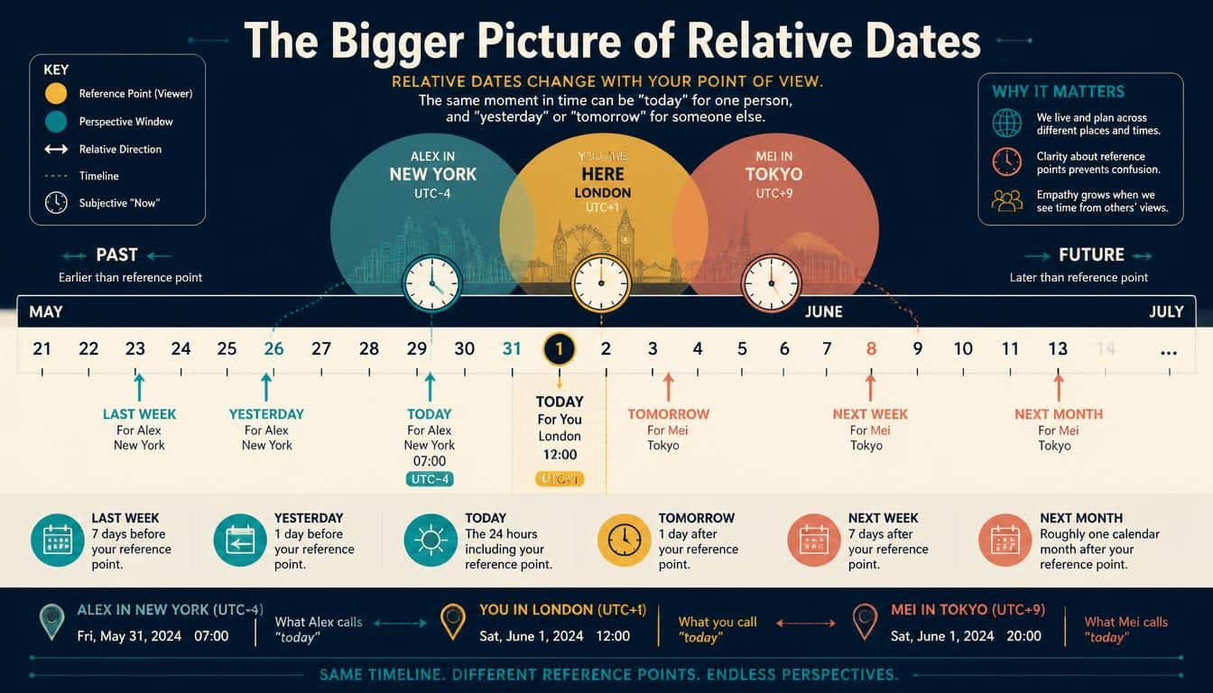 The Bigger Picture of Relative Dates