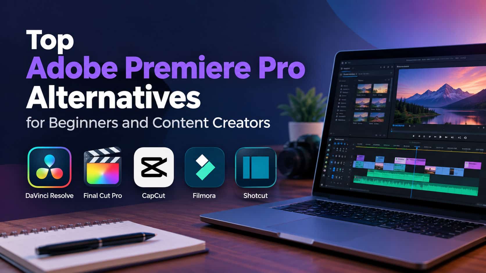 Top Adobe Premiere Pro Alternatives for Beginners and Content Creators
