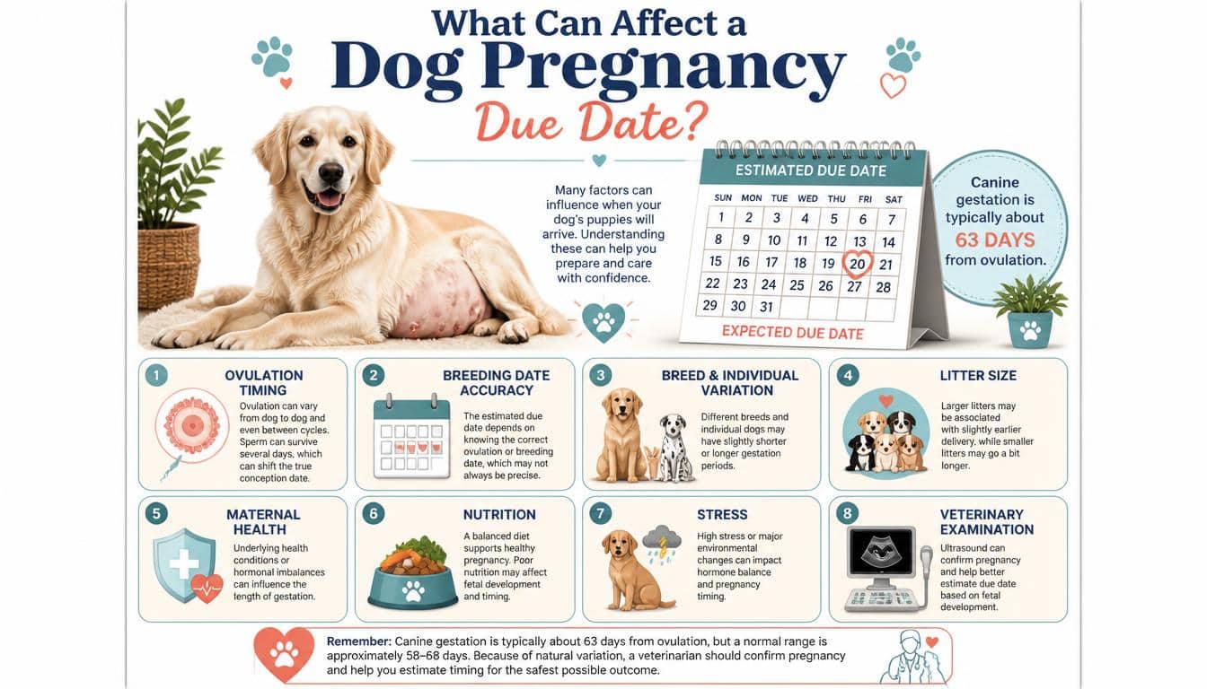 What Can Affect a Dog Pregnancy Due Date?