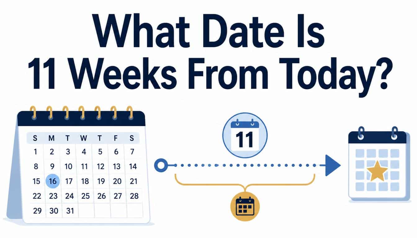 What Date Is 11 Weeks From Today?