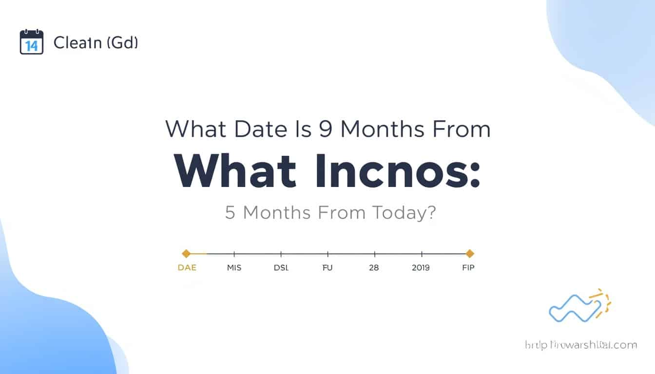 What Date Is 9 Months From Today