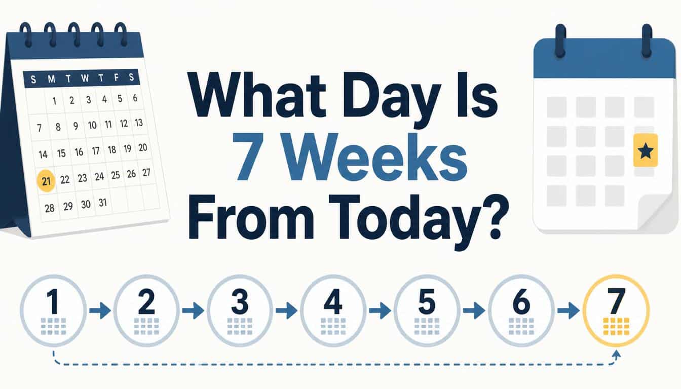 What Day Is 7 Weeks From Today
