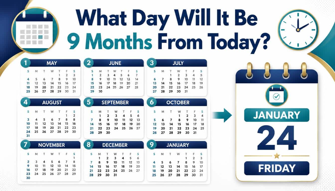 What Day Will It Be 9 Months From Today