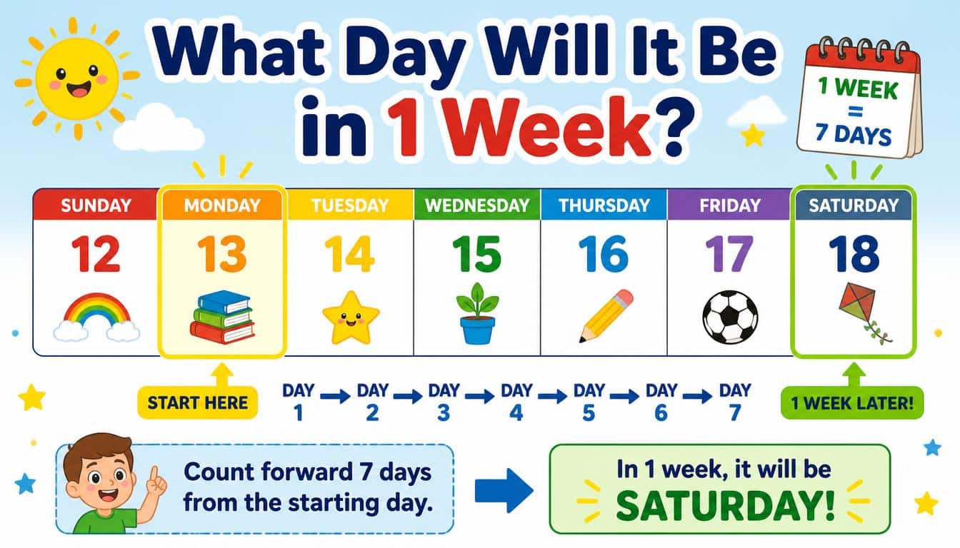 What Day Will It Be in 1 Week?