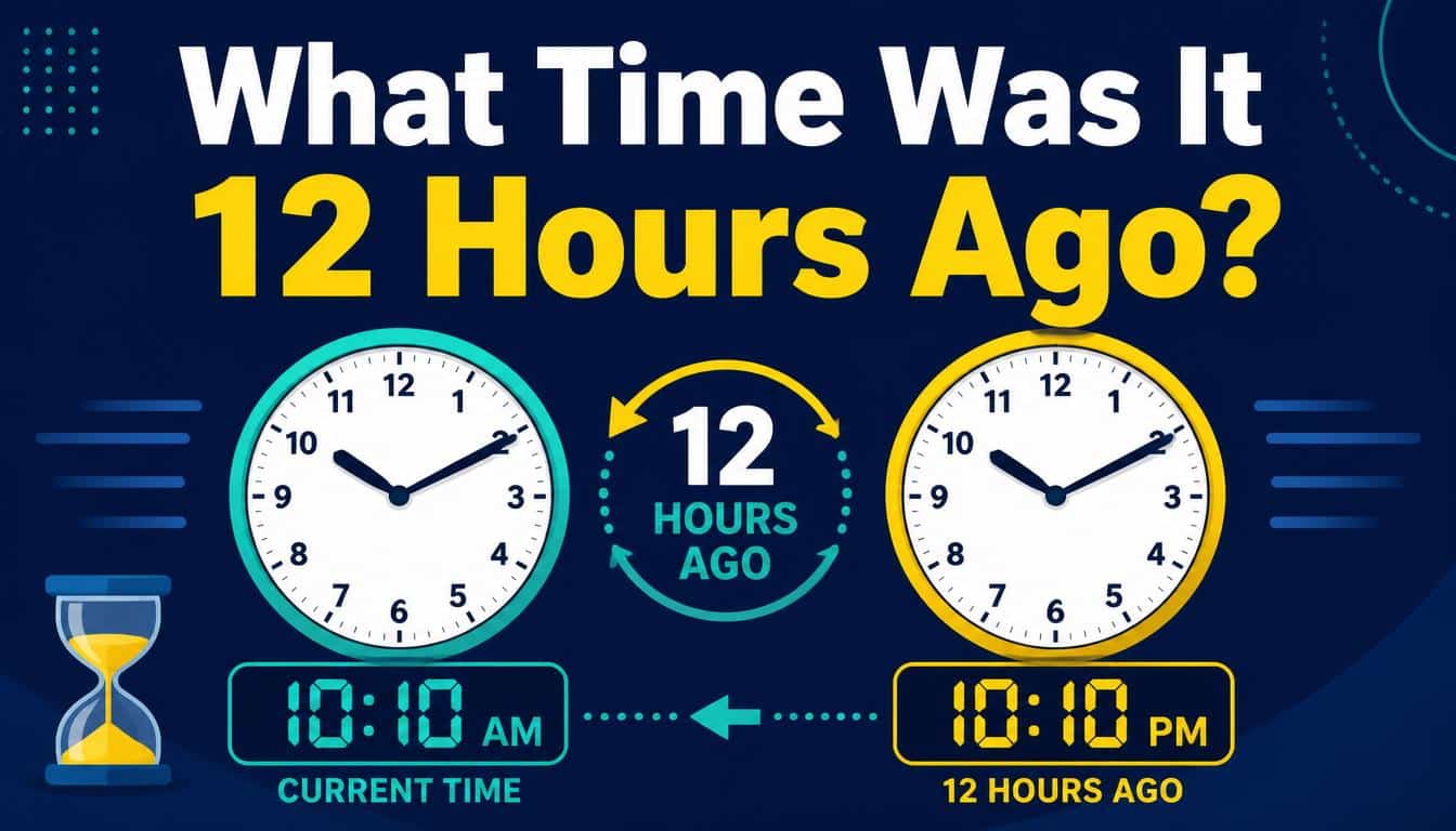 What Time Was It 12 Hours Ago?