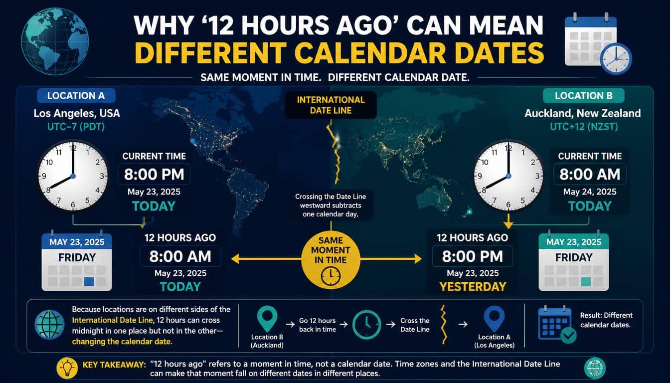 Why “12 Hours Ago” Can Mean Different Calendar Dates